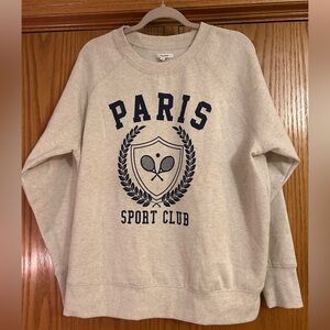 NWOT Maurice's Paris Sport Club Sweatshirt